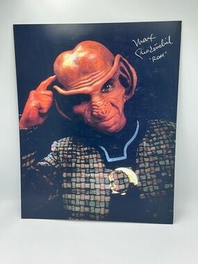 Max Grodénchik Signed Rom Star Trek Deep Space Nine 8x10 Photo Autograph DS9